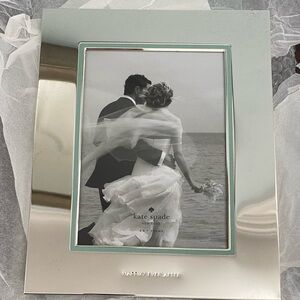 New! Kate Spade Lenox Silver Photo Frame